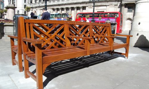 Bespoke Seats. Royal Exchange, London.