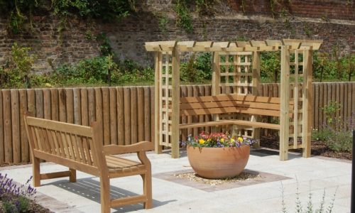 Westminster Seat & Corner Seat Arbour.